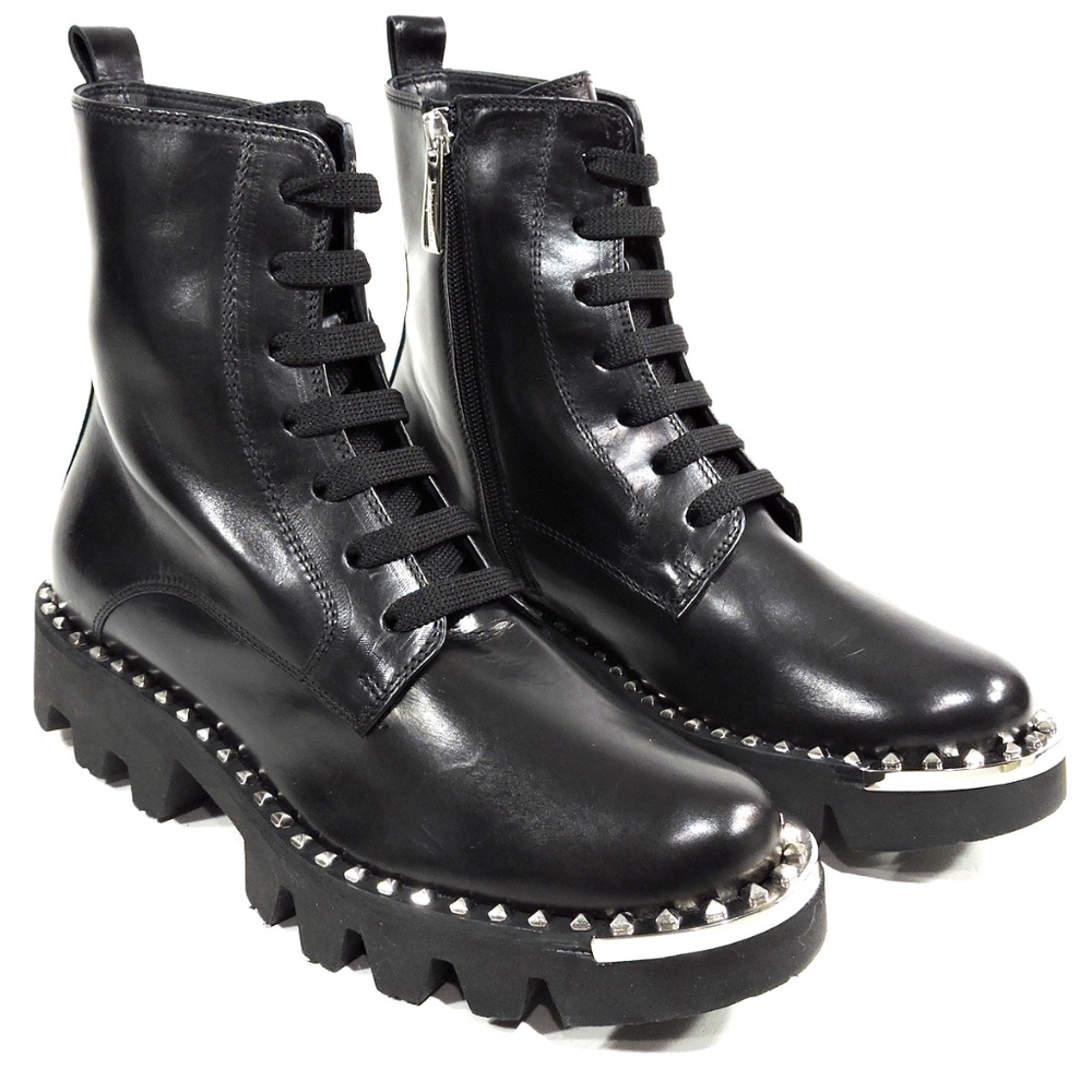 🇮🇹BALDININI Women's Winter Black Leather  Bootie